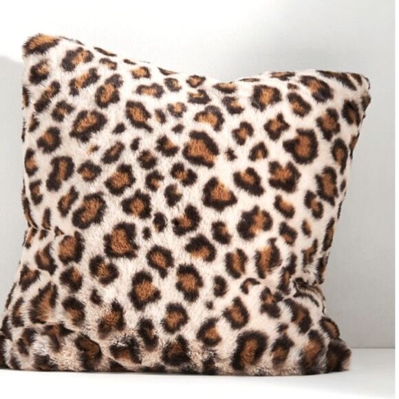 Chester Faux Fur Pillow - Picture 1 of 3